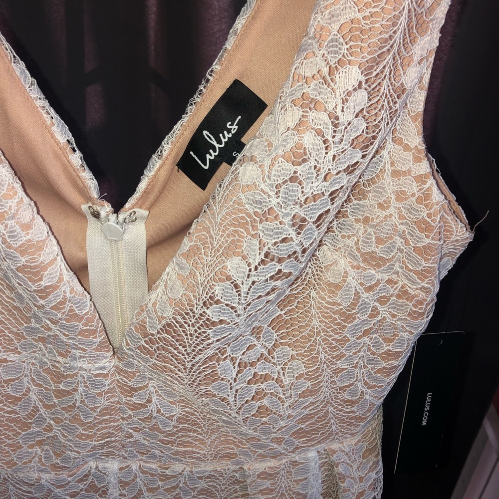 Lulus white dress